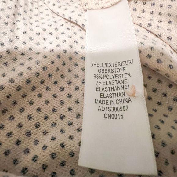 Adrianna Papell Anthropologie Light Pink with Black Polka Dot - Picture 9 of 12